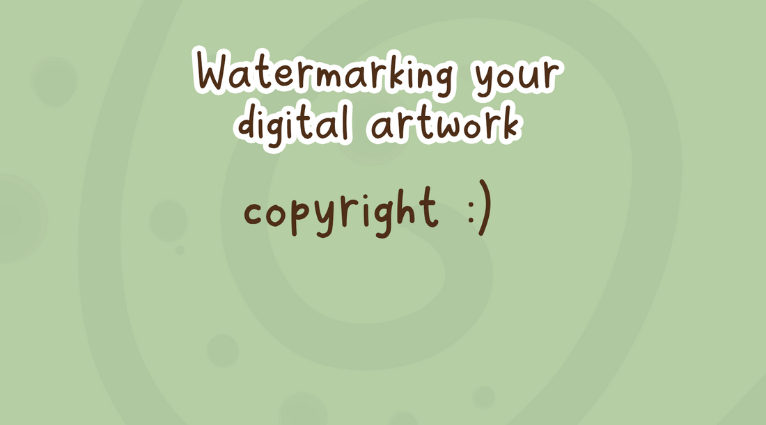 Watermarking your digital artwork