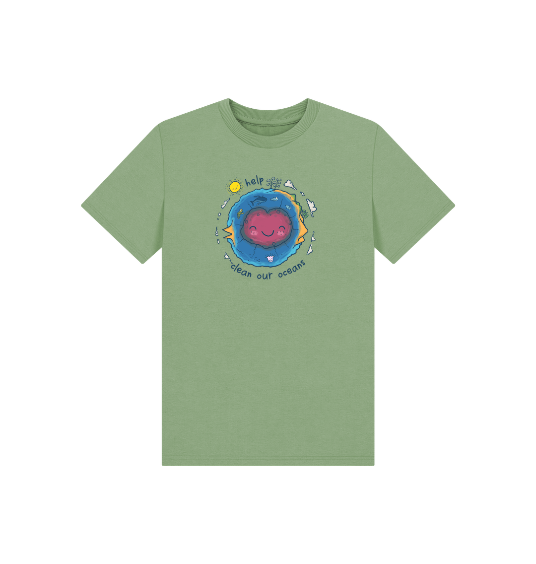 Sage Printed Kids T-Shirt