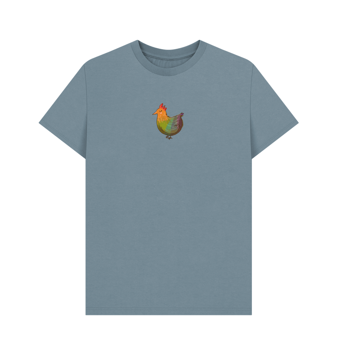 Stone Blue Rainbow Chicken \u306b\u308f\u3068\u308a - Men's T-Shirt