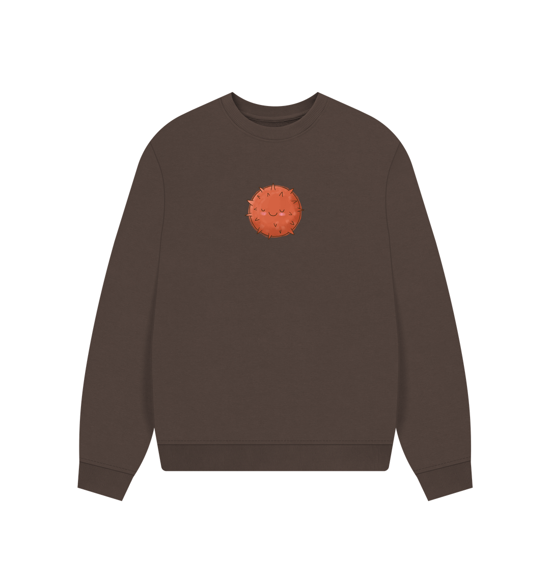 Chocolate Big Lychee - Women's Oversized Jumper