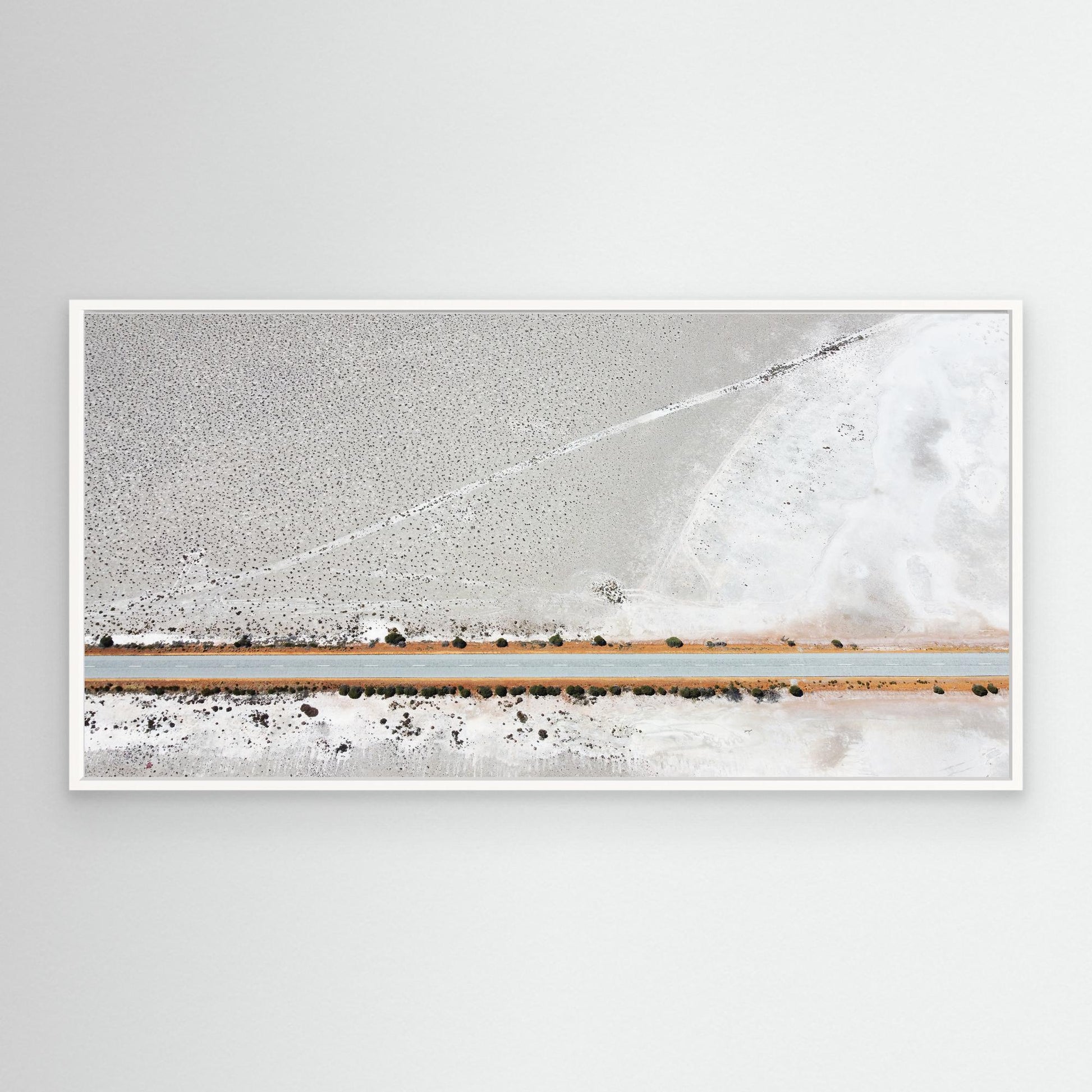 Salt Pans at Lake Grace - Art Print