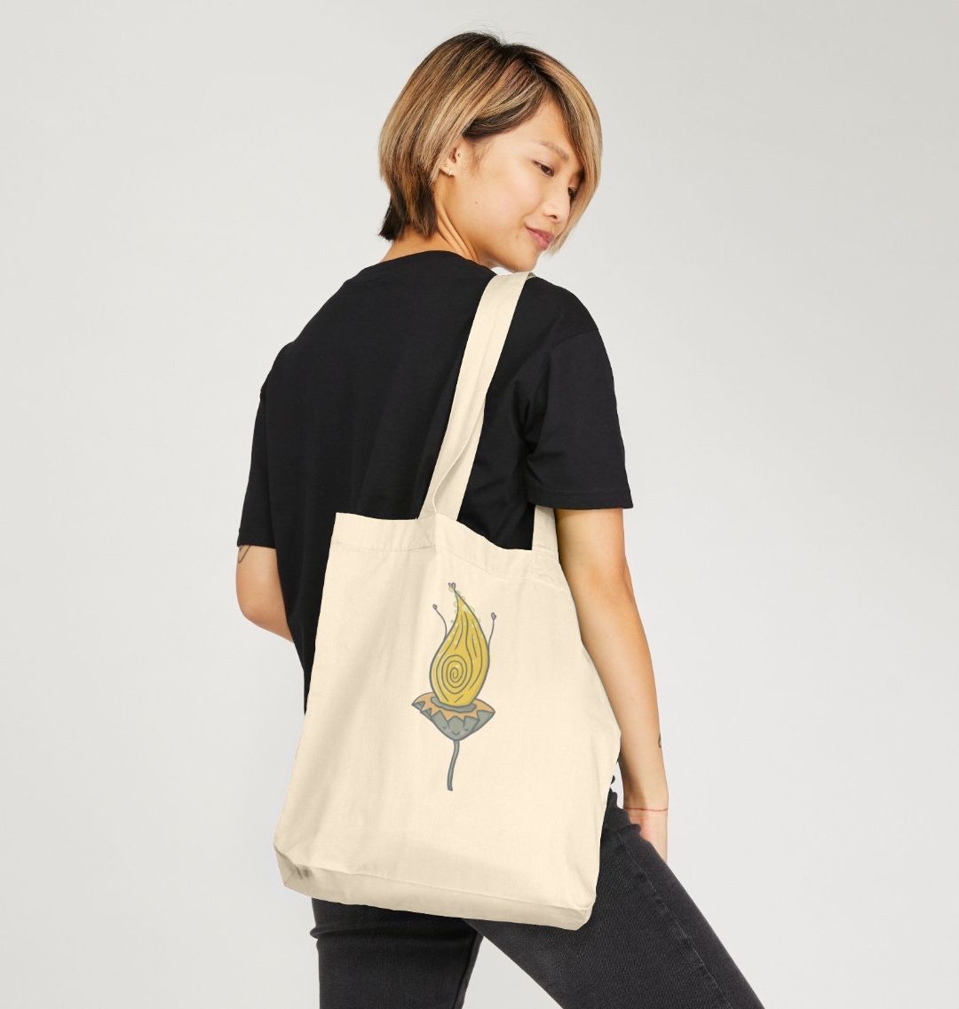 Gum nut swirl  - Cotton Tote Bag