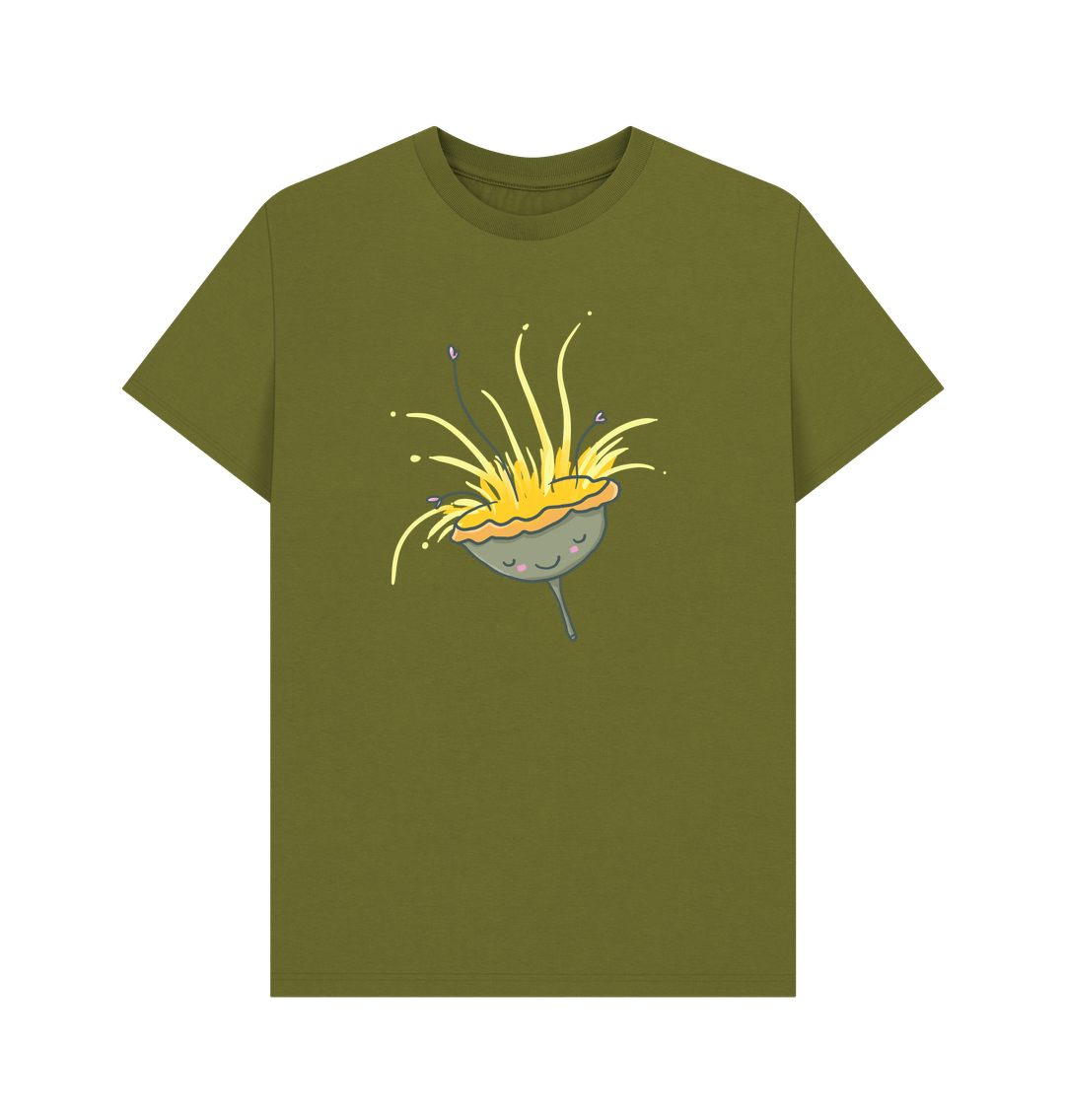 Moss Green Gumnut fireflower, Men's T-Shirt