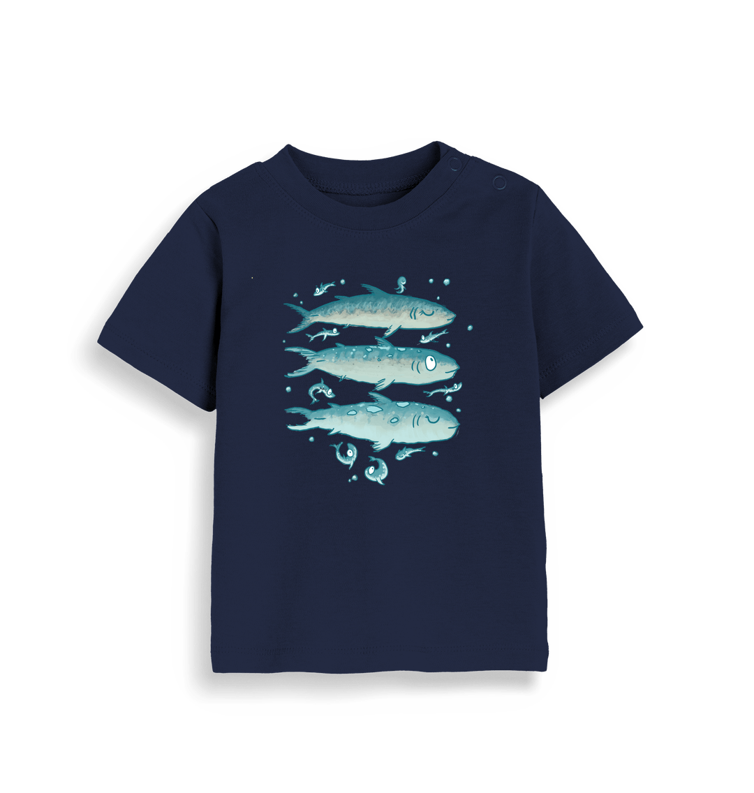 Nautical Navy Mackerel - Kid's T-Shirt