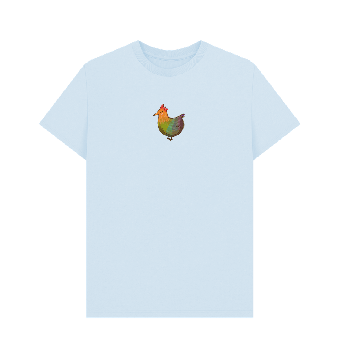 Sky Blue Rainbow Chicken \u306b\u308f\u3068\u308a - Men's T-Shirt