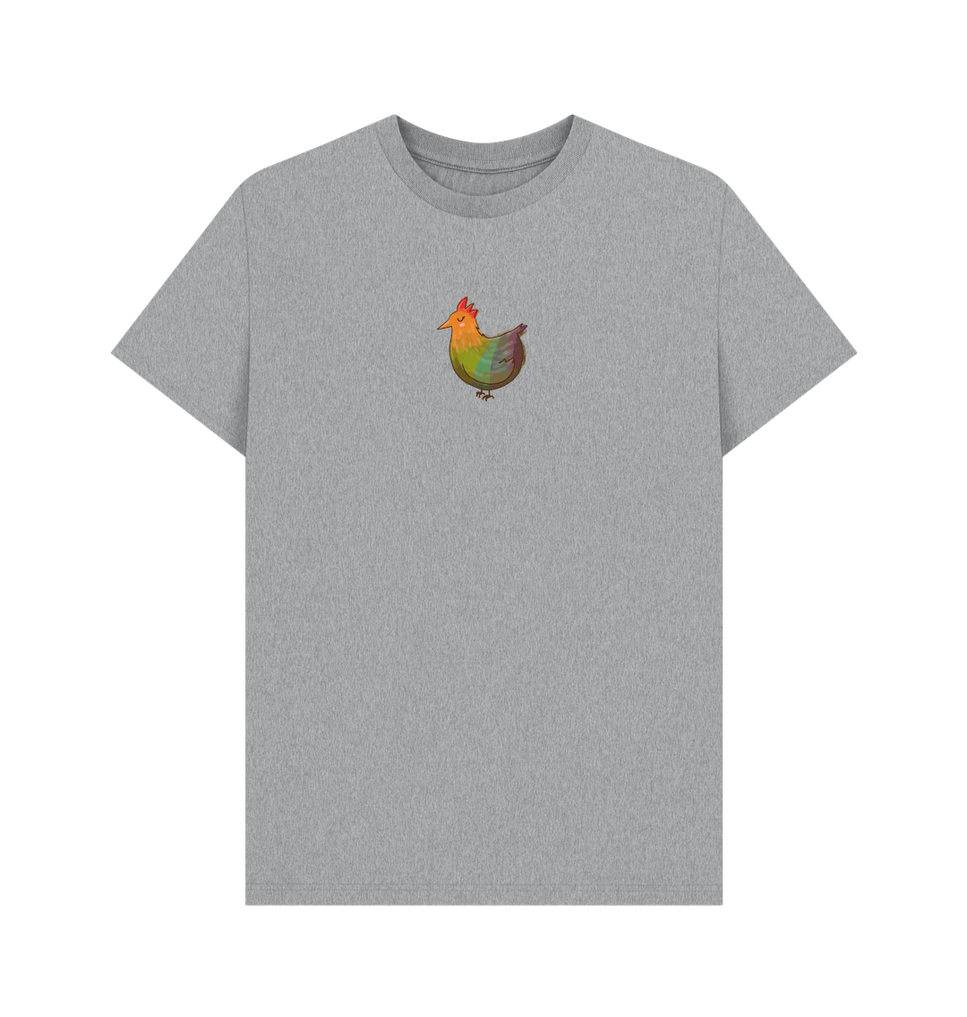 Athletic Grey Rainbow Chicken \u306b\u308f\u3068\u308a - Men's T-Shirt