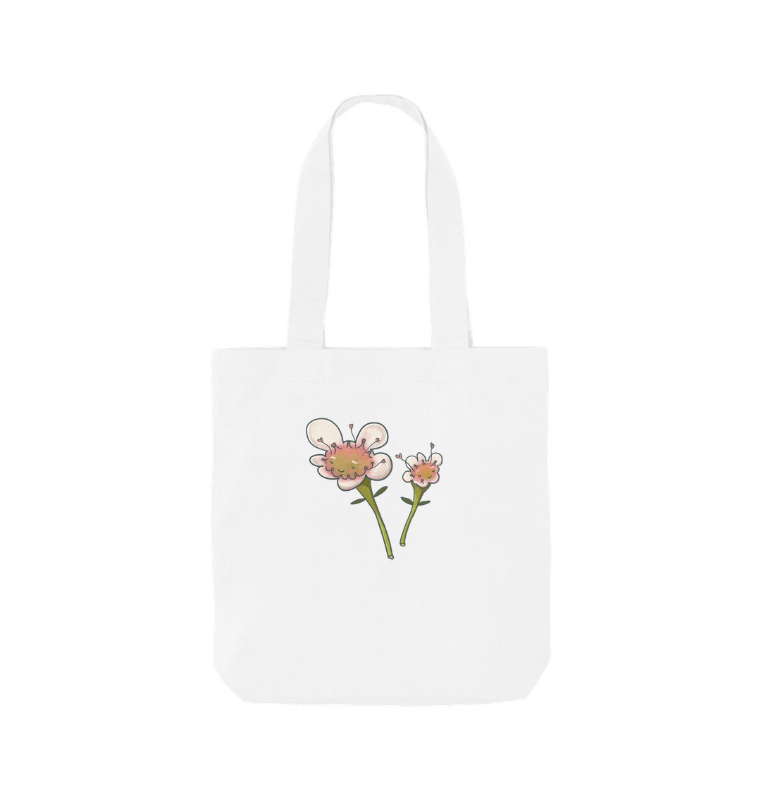 White Geraldton Wax  - Cotton Tote Bag