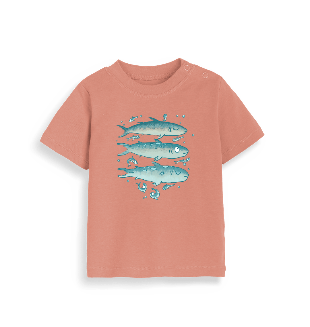 Dusty Rose Mackerel - Kid's T-Shirt