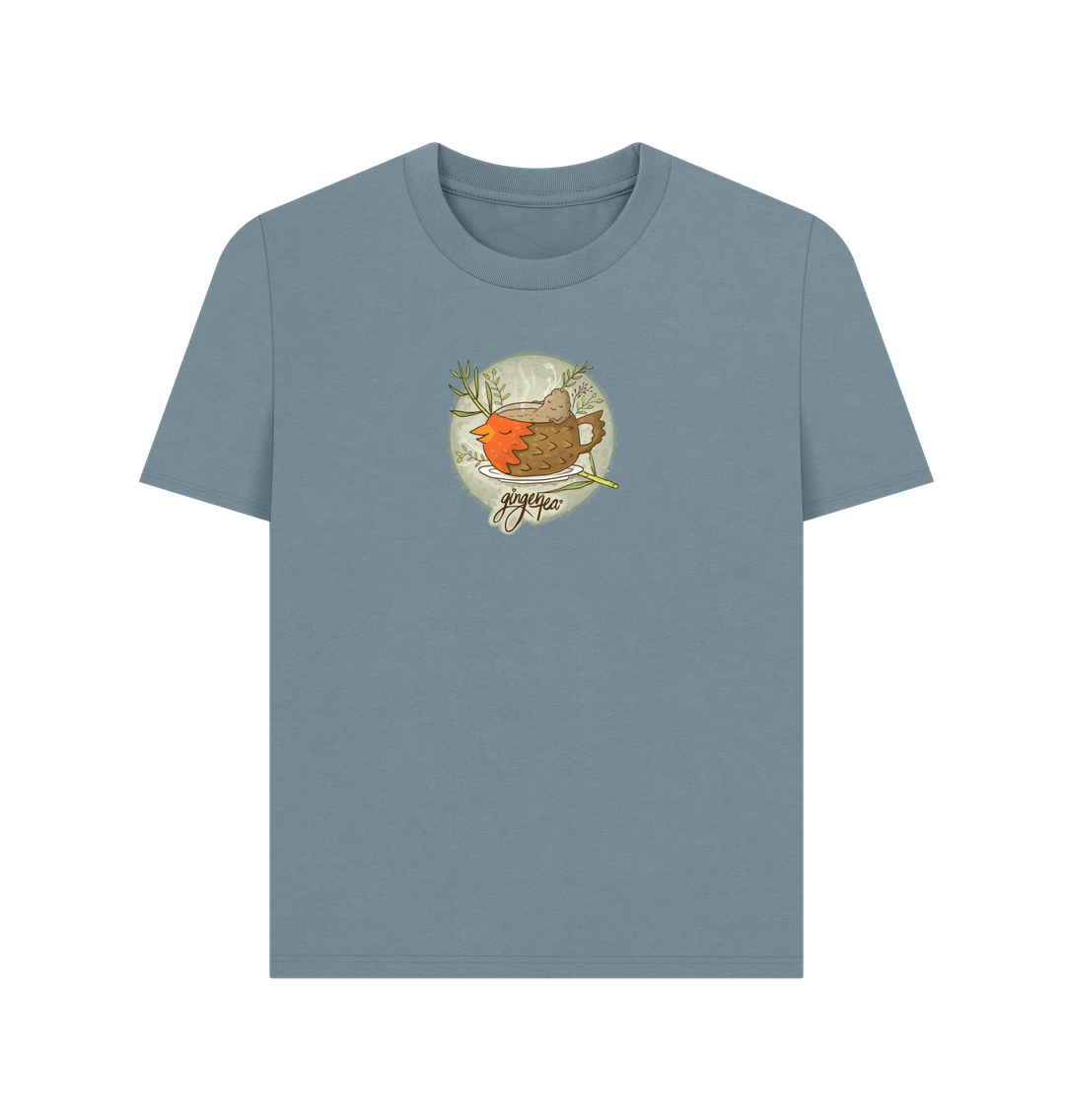 Stone Blue Ginger Tea - Women's Basic T-shirt