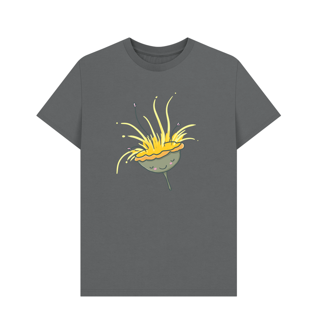 Slate Grey Gumnut fireflower, Men's T-Shirt