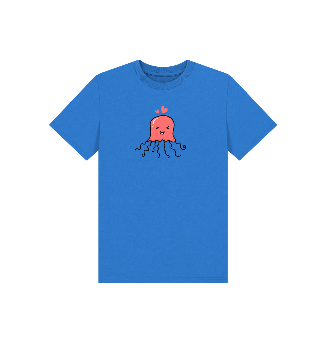 Bright Blue Printed Kids T-Shirt
