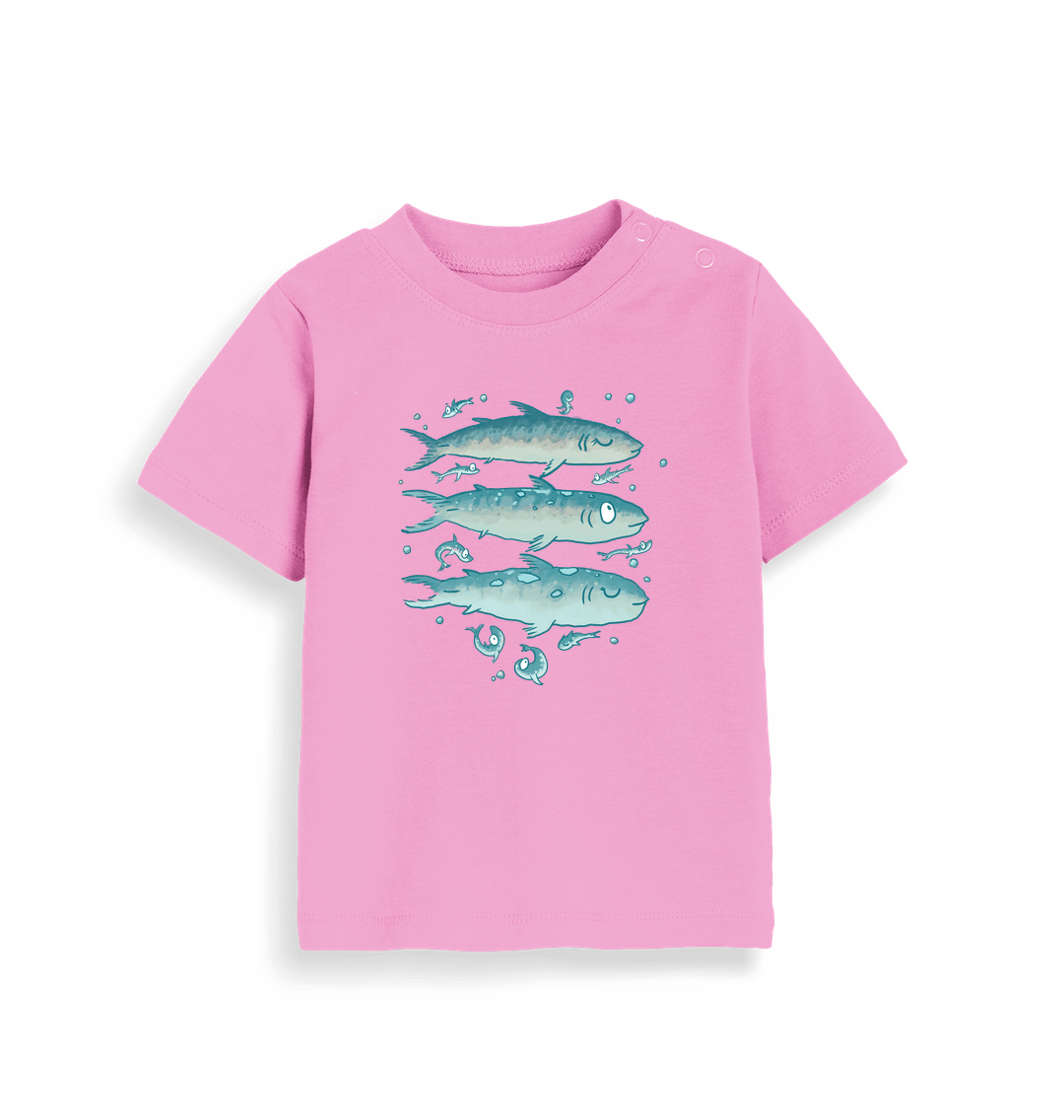 Bubblegum Pink Mackerel - Kid's T-Shirt