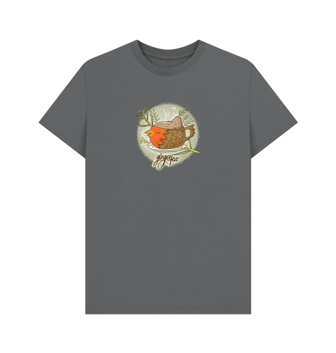 Slate Grey Ginger Tea - Men's Basic T-shirt