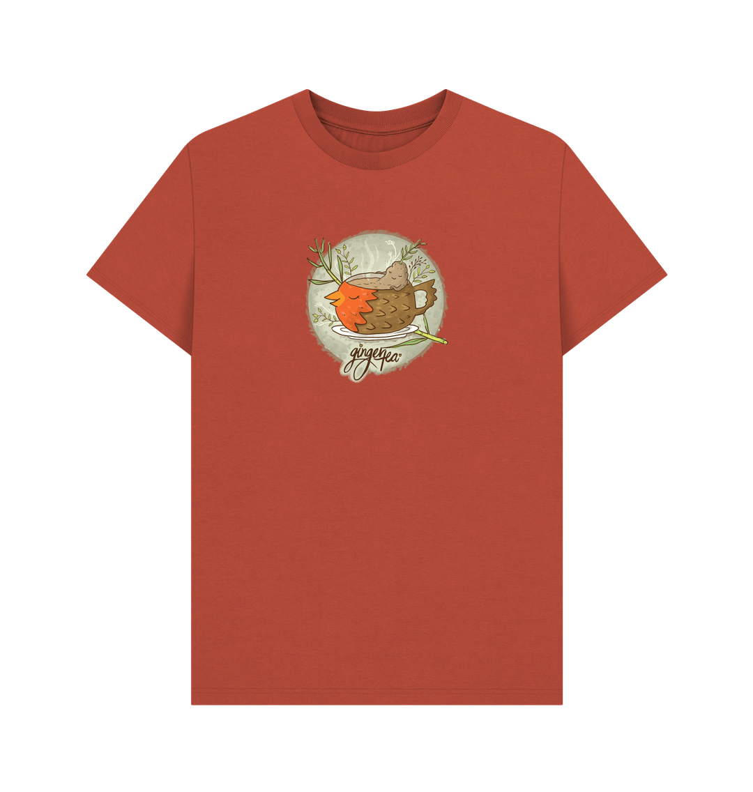 Rust Ginger Tea - Men's Basic T-shirt