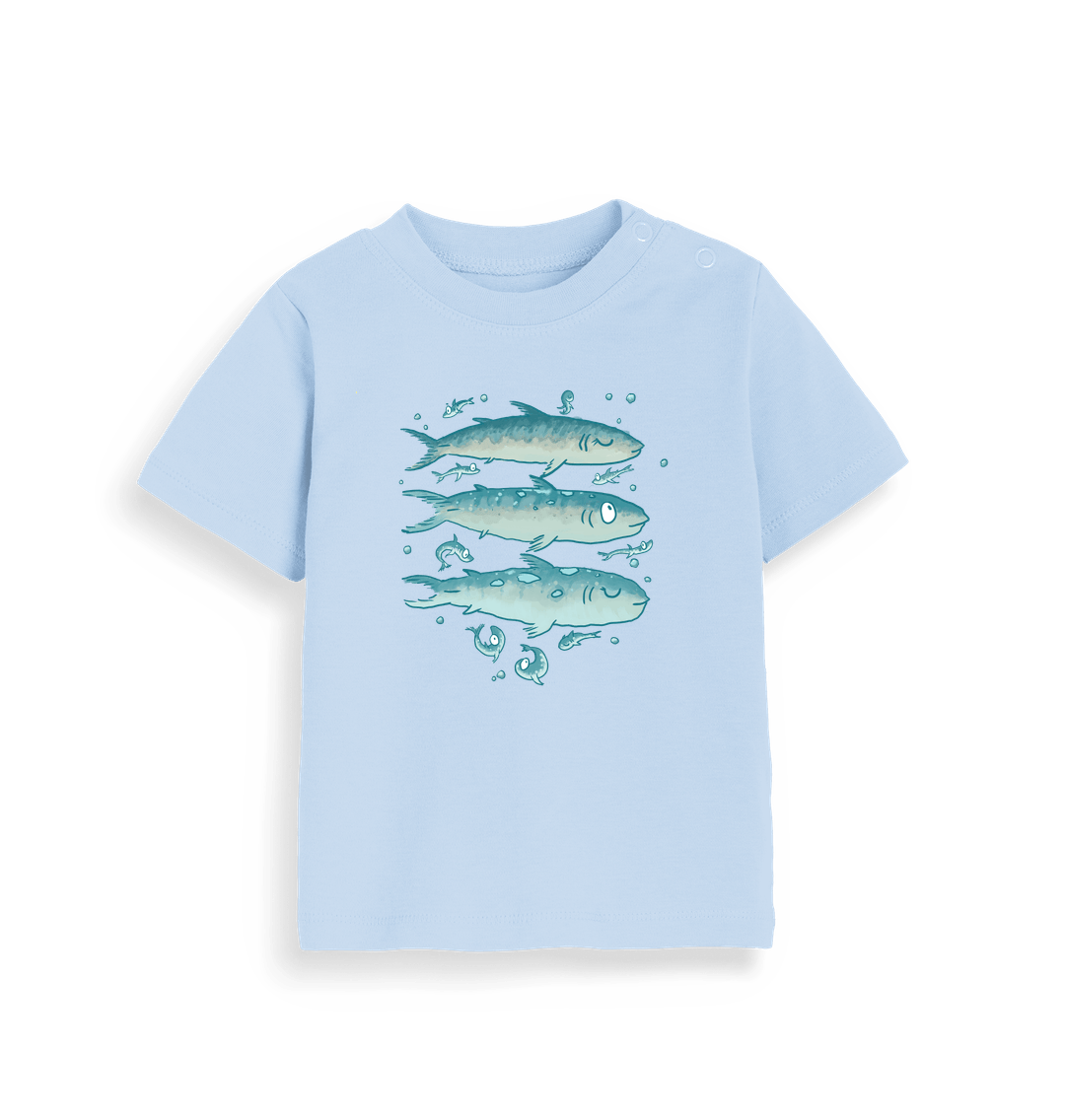 Dusty Blue Mackerel - Kid's T-Shirt