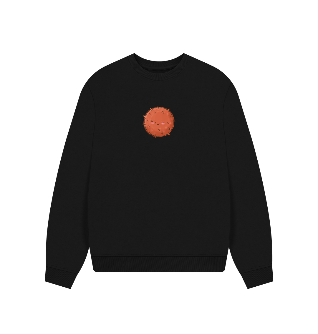 Black Big Lychee - Women's Oversized Jumper