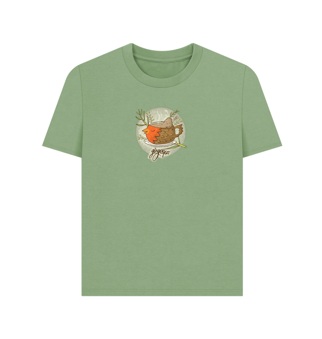 Sage Ginger Tea - Women's Basic T-shirt