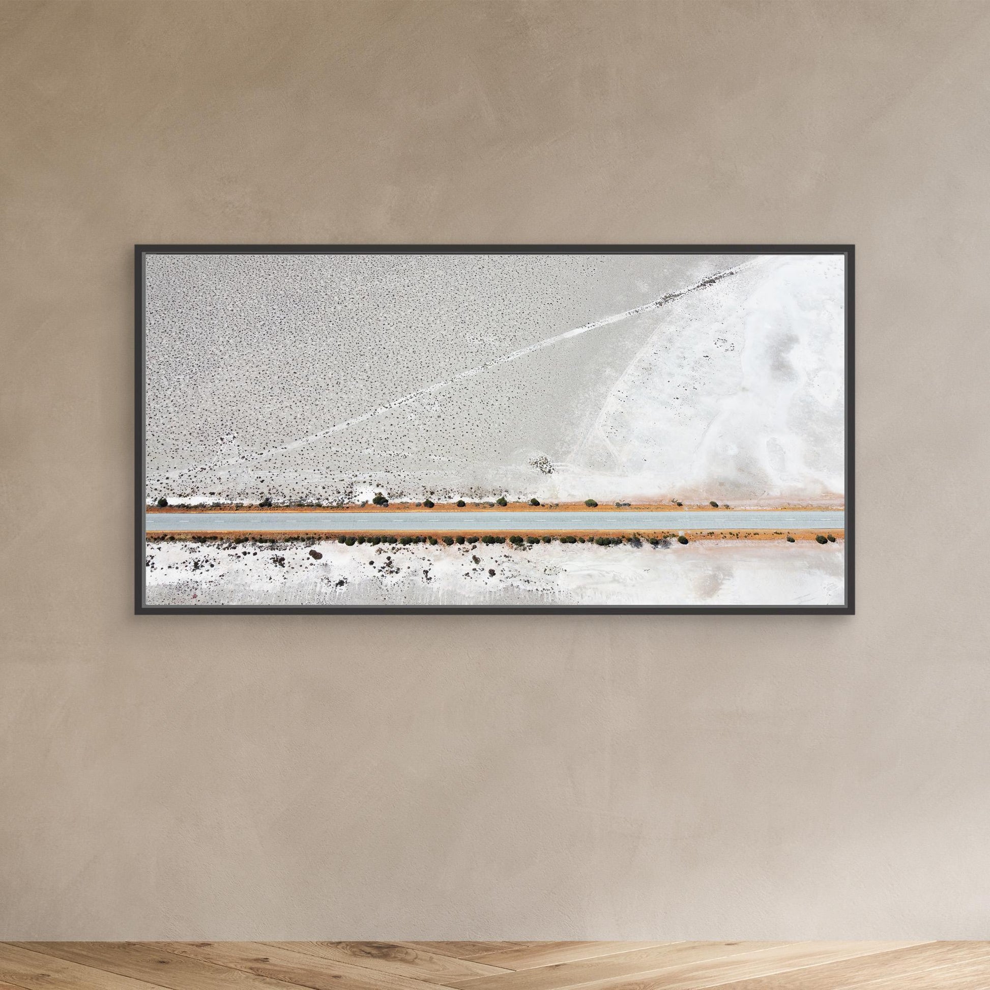 Salt Pans at Lake Grace - Art Print