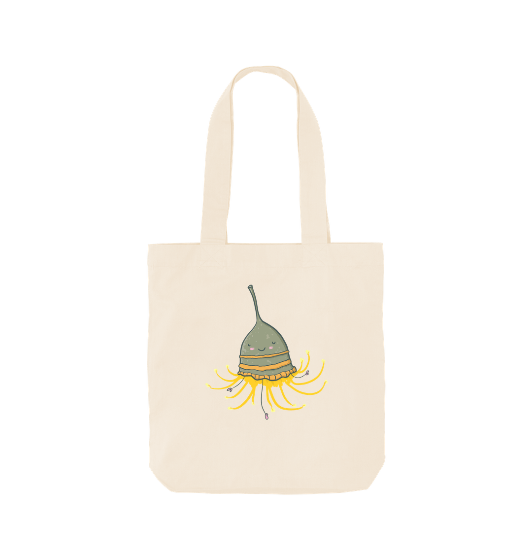 Natural Gumnut Fireflower  - Cotton Tote Bag