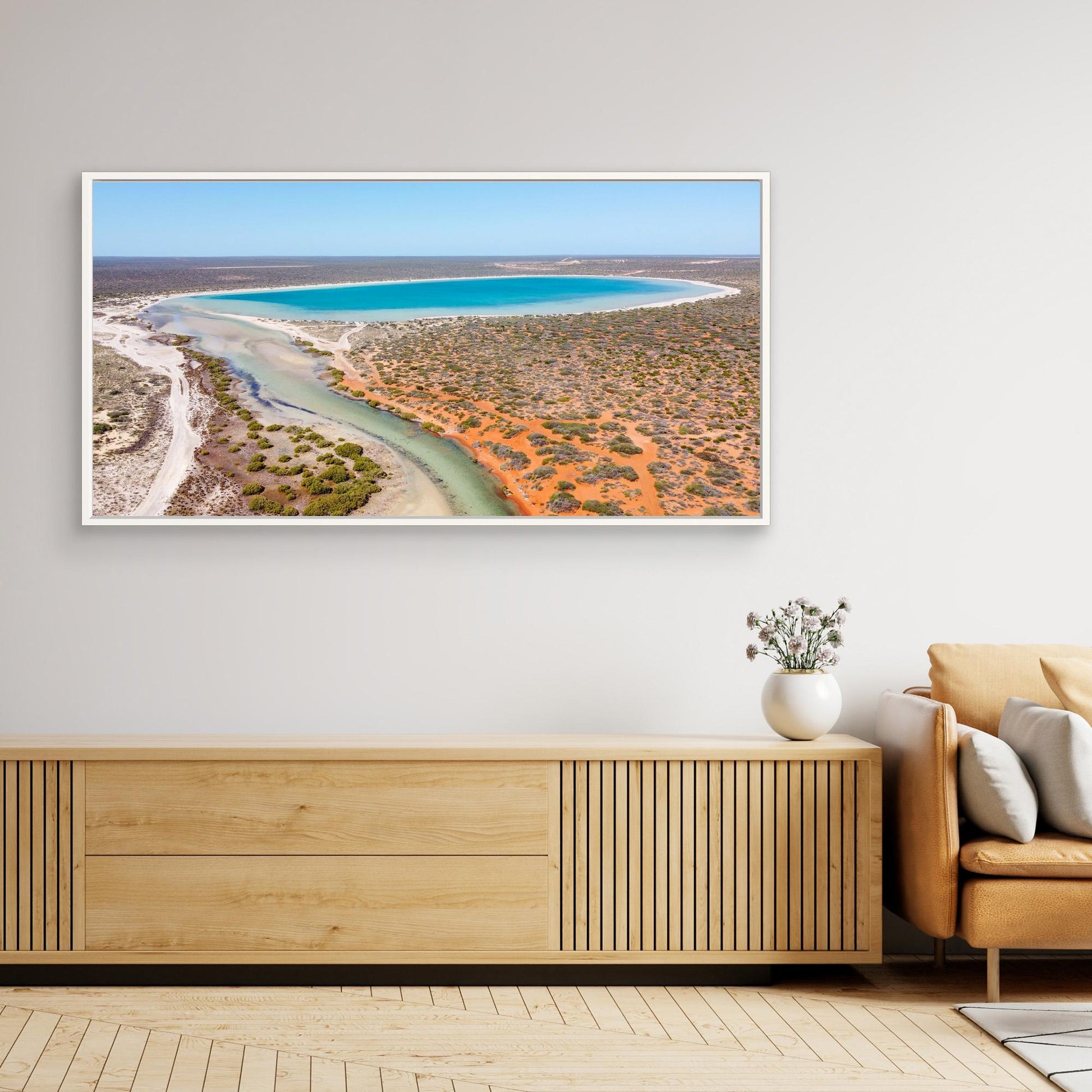 Shark Bay - Little Lagoon Art Print