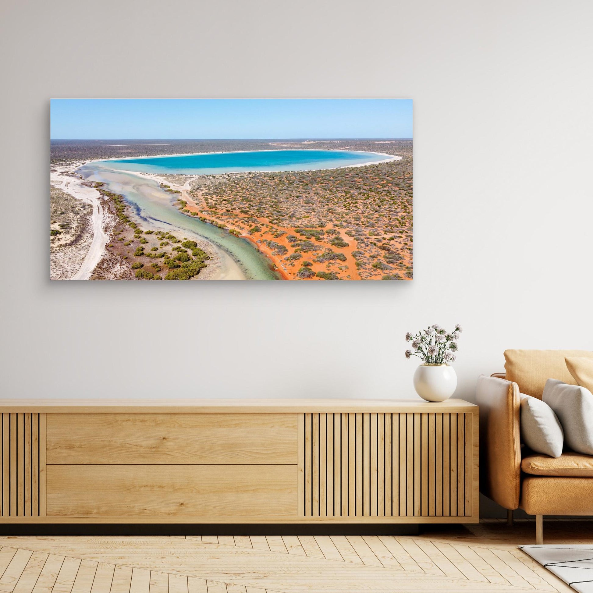 Shark Bay - Little Lagoon Art Print