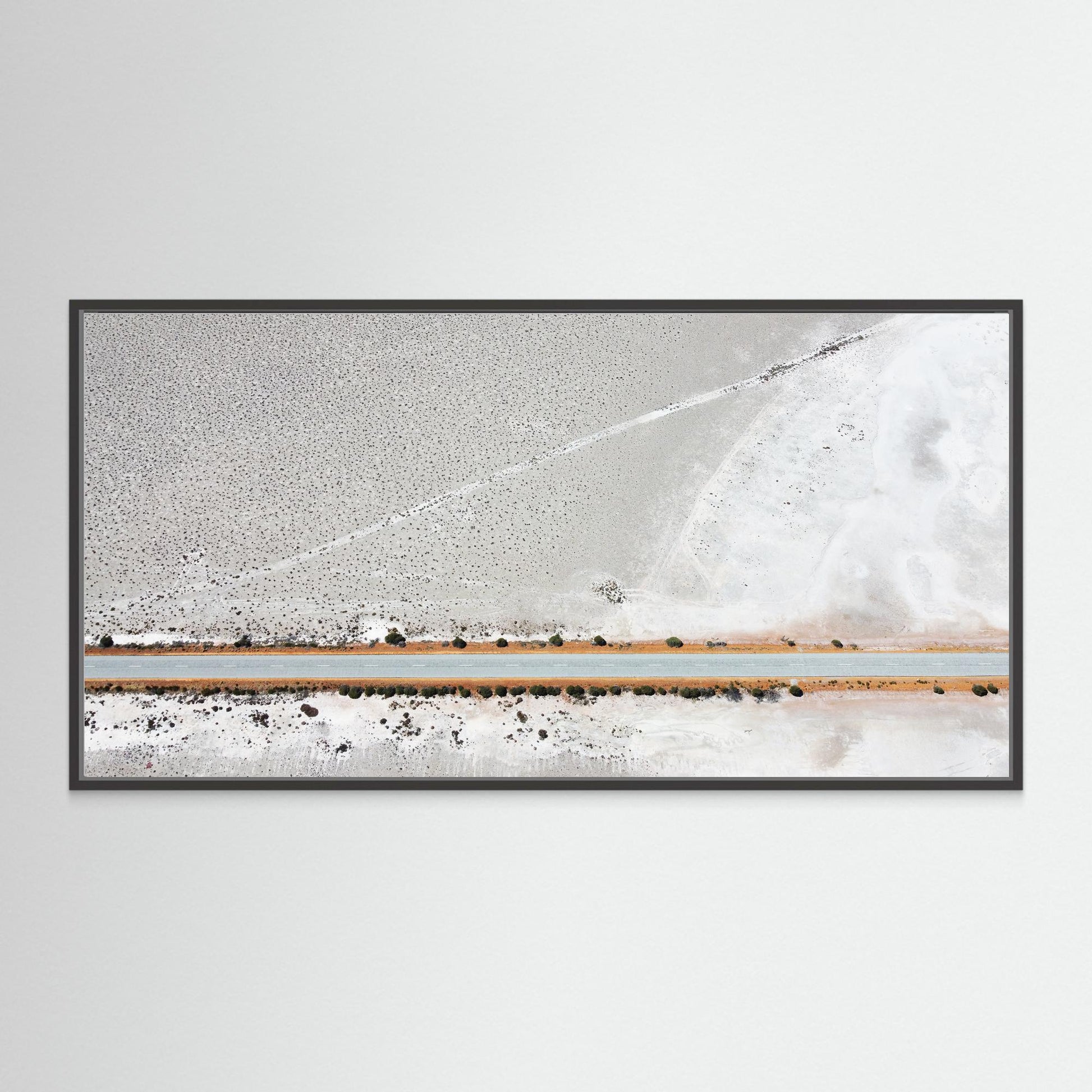 Salt Pans at Lake Grace - Art Print