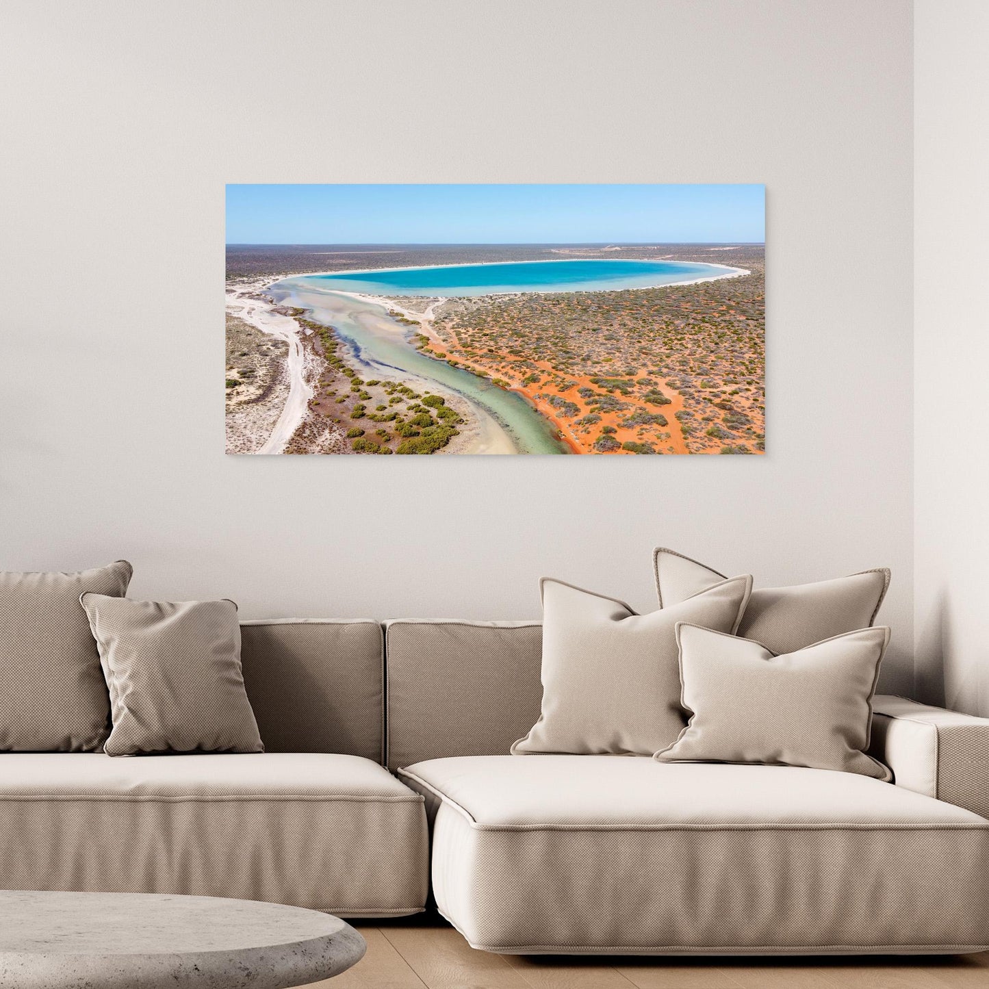 Shark Bay - Little Lagoon Art Print