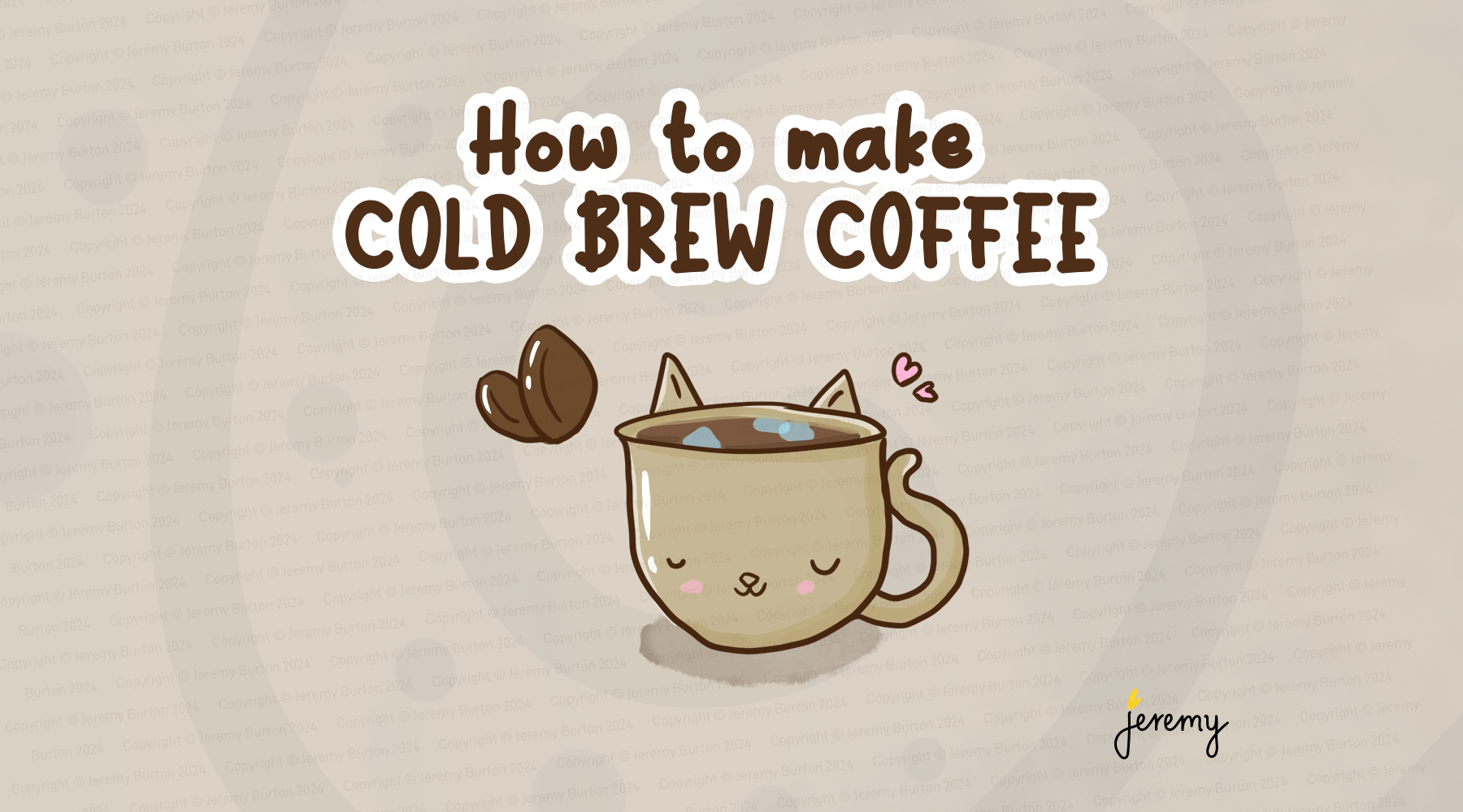 How to make cold brew with coffee grounds